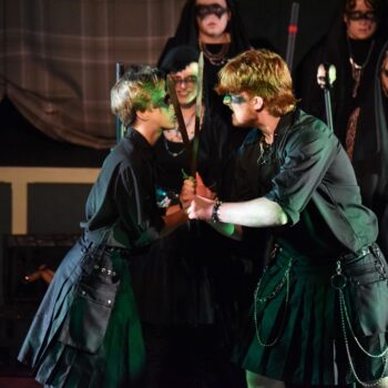 Macbeth and Macduff clash